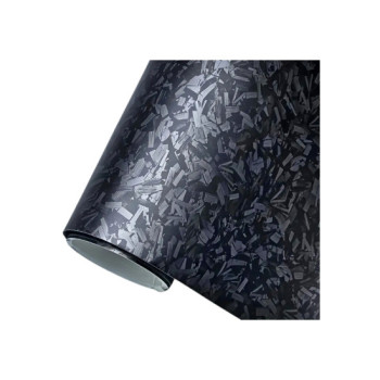 Folie auto autocolant Pet Premium carbon forjat mat 1.52m x 1m cu tehnologie eliminare bule Folie auto autocolant Pet Premium carbon forjat mat 1.52m x 1m cu tehnologie eliminare bule
