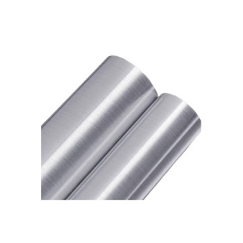 Folie auto autocolant PVC argintie tip inox 1.52m x 1m Folie auto autocolant PVC argintie tip inox 1.52m x 1m