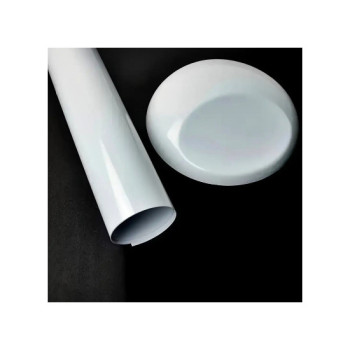 Rola folie auto autocolant PVC alb lucios 1.52m x 30m cu tehnologie eliminare bule