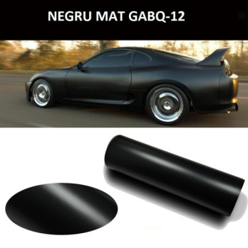 Folie auto negru mat 1m X 1.5m GABQ-12 Folie auto negru mat 1m X 1.5m GABQ-12