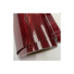 Rola folie carbon Rosu 9D Premium 1,5mx16,8m