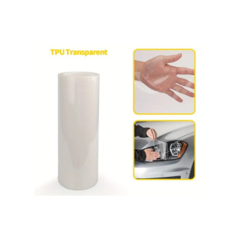 Folie far stop premium PPF TPU 7.5 mil transparenta 0.6x15m Folie far stop premium PPF TPU 7.5 mil transparenta 0.6x15m
