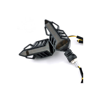 Semnalizare moto 12V cu semnalizare LED alba