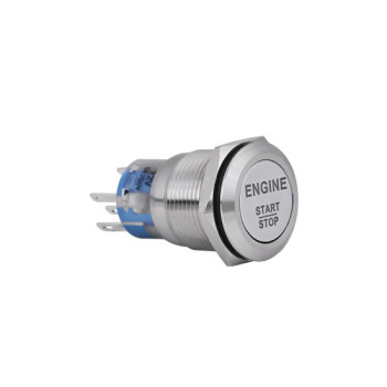 Buton cu Led din aluminiu 12V , 19mm Buton cu Led din aluminiu 12V , 19mm