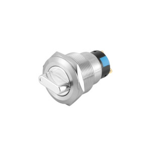 Buton din aluminiu 12V , 19mm