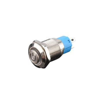 Buton din aluminiu 12V ,12mm