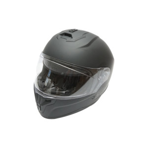 Casca moto integrala neagra viziera transparenta marimea L Grit