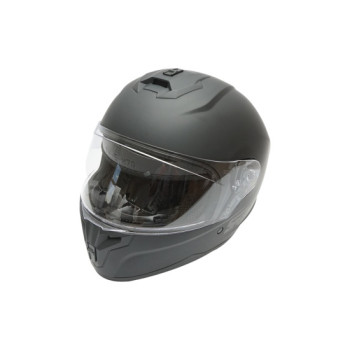 Casca moto integrala neagra viziera transparenta marimea L Grit Casca moto integrala neagra viziera transparenta marimea L Grit