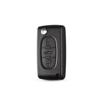 Carcasa telecomanda compatibila Peugeot / Citroen , cu lamela, Carcasa telecomanda compatibila Peugeot / Citroen , cu lamela,