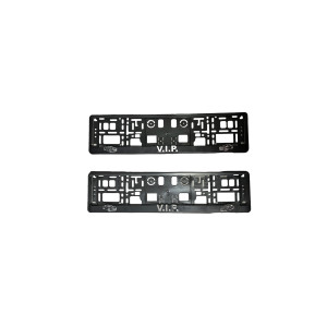 Set 2 suporti  numar inmatriculare 3D 