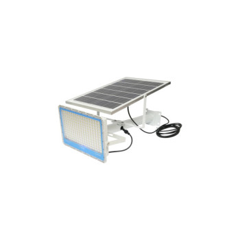 Proiector LED 400W, 6500K cu panou solar 28W telecomanda si baterie 40Ah Breckner Germany