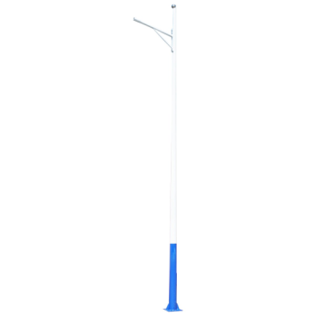 Stalp de fier cu talpa de prindere pentru iluminat stradal 5m BK92688 Stalp de fier cu talpa de prindere pentru iluminat stradal 5m BK92688