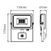 Proiector LED 10W Senzor SAMSUNG Cip Cut-OFF Function Corp Negru 6000K