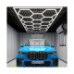 Set lumini LED hexagonale 615W 6000K alb rece pentru tavan garaj/atelier/showroom