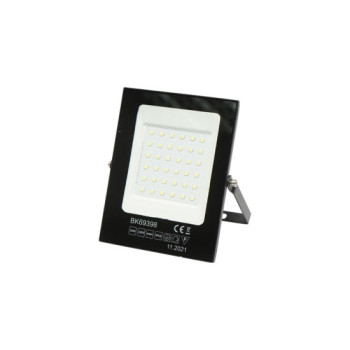 Proiector LED 30W, 6500K, IP65 Negru 141x11x13mm Proiector LED 30W, 6500K, IP65 Negru 141x11x13mm
