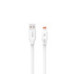 Cablu USB la Lightning pentru iPhone, 120W, 6A, incarcare ultra-rapida, alb