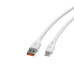 Cablu USB tip C 120W 6A Alb