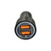 Incarcator auto 4.8A 25W cu 2 porturi USB fast si cablu 3 in 1 MicroUSB Lightning Type C compatibil 12V 24V Incarcator auto 4.8A 25W cu 2 porturi USB fast si cablu 3 in 1 MicroUSB Lightning Type C compatibil 12V 24V