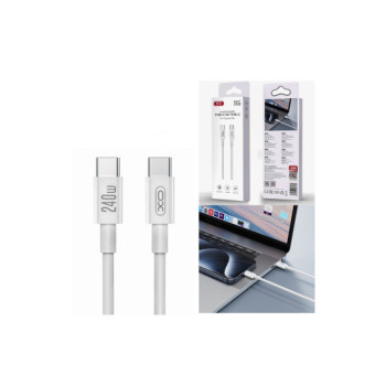 Cablu pentru incarcare 240W Quick Charge si transfer date Type-C la Type-C