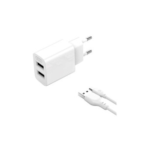 Incarcator retea USB 2.4A cu cablu Micro USB