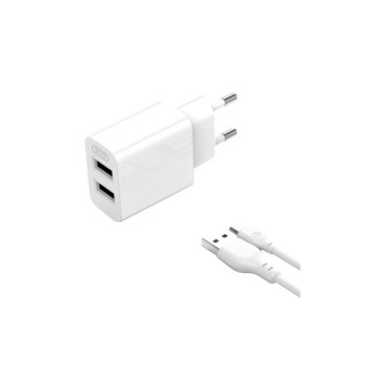 Incarcator retea USB 2.4A cu cablu Micro USB Incarcator retea USB 2.4A cu cablu Micro USB