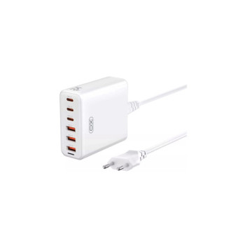 Incarcator retea cu cablaj 1.5m XO 75W ,6 USB 3USB-A / 3USB-C Incarcator retea cu cablaj 1.5m XO 75W ,6 USB 3USB-A / 3USB-C