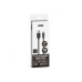 Cablu de date Micro USB, V-TAC, Seria Silver, Negru, 1m