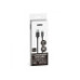 Cablu de date Micro USB, V-TAC, Seria Silver, Negru, 1m
