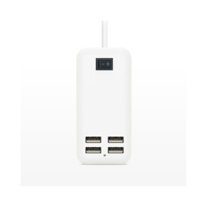 Incarcator retea cu 4 porturi USB 2A ,15W MIV