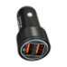 Mufa incarcator auto 3.4A Voltaj dual: 12V-24V