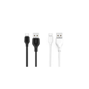 Cablu incarcare 2.1A lightning compatibil iPhone 2m negru