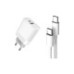 Incarcator retea USB/USB-C, Quick Charge QC3.0 20W cu cablu Type-C