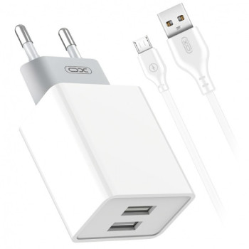Incarcator retea USB 2.4A cu cablu Micro USB Incarcator retea USB 2.4A cu cablu Micro USB