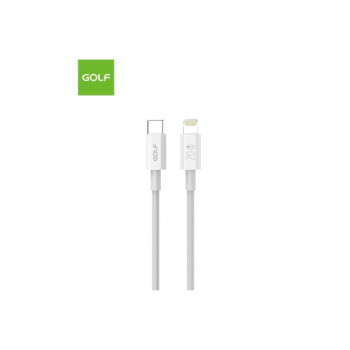 Cablu Iphone Type C 1 metru 20W, 3A Fast Charging, alb