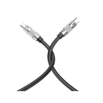 Cablu silicon pentru incarcare 60W Quick Charge si transfer date Type-C la Type-C Cablu silicon pentru incarcare 60W Quick Charge si transfer date Type-C la Type-C