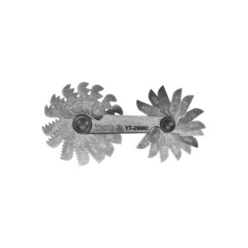 Lera pentru filet metric 60? 0.25-6.0mm 24 lame otel intarit verificare pas filet