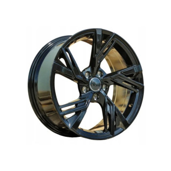 Jante PDW 18x8 5x112 ET35 negru lucios compatibile Audi, BMW, Volkswagen, Mercedes, Skoda, Seat, Cupra
