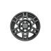 Jante PDW 4x4 17x8 6x139.7 ET0 negru semi mat compatibile Ford Ranger, Toyota Land Cruiser, Toyota Hilux, Nissan, Mitsubishi