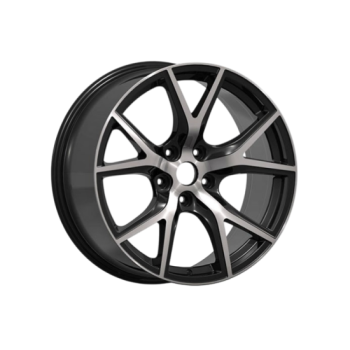 Jante PDW 18x7 5x112 ET35 negru polish compatibile MG, MINI, Cupra, Audi, BMW, Volkswagen, Mercedes, Skoda, Seat