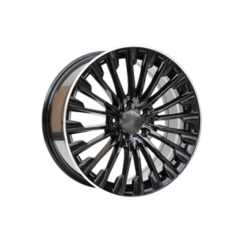 Jante PDW 19x8 5x112 ET38 negru cu margine polish compatibile Mercedes Jante PDW 19x8 5x112 ET38 negru cu margine polish compatibile Mercedes