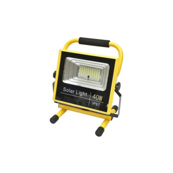 Lampa de lucru LED portabila 40W, 8000K cu acumulator LifePO4 2x6000mAh telecomanda si cadru stativ IP67 Breckner Germany