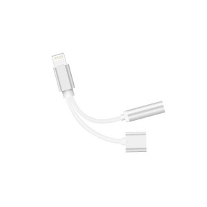 Adaptor Iphone  2in1  incarcare si audio MIV