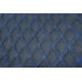 Material special pentru COVORASE auto romb negru/cusatura albastra.Cod: COV02NA
