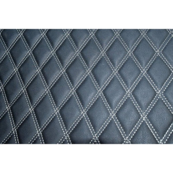 Material special pentru COVORASE auto romb negru/cusatura gri.Cod: COV02NG