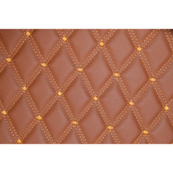 Material special pentru COVORASE auto romb maro/cusatura maro.Cod: COV02MM