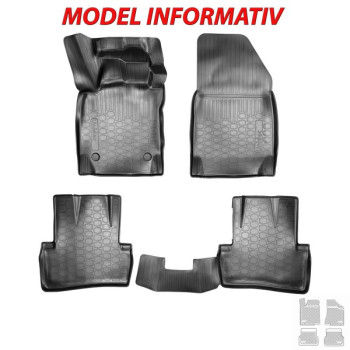 Covoare cauciuc stil tavita Opel Zafira C 2011-> ( 2D 61313???, A10 )