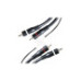 Cablu audio 2RCA tata 2RCA tata ecranat cu fir remote 5m MIV