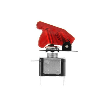 Buton cu protectie si Led 12V  