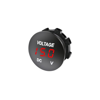Voltmetru 12-24V /5-30V cu LED Rosu  