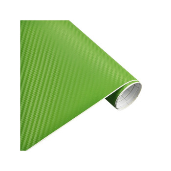 Rola folie carbon 3D culoare verde latime 1.27mx30m